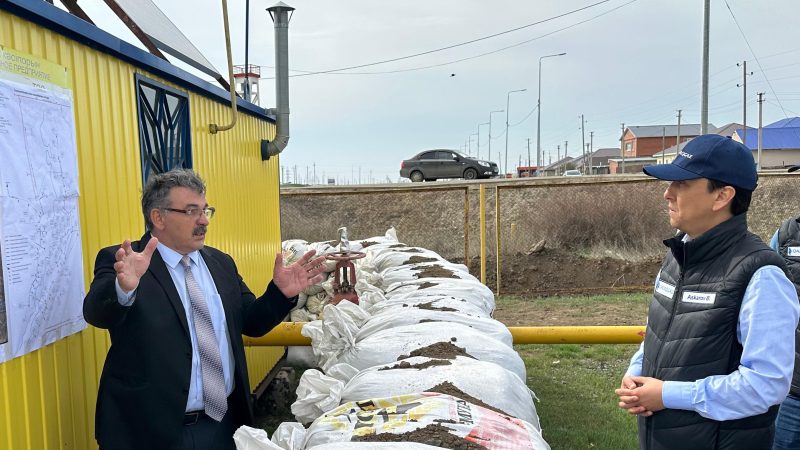 Flood control measures of KazTransGas Aimak JSC in Atyrau region